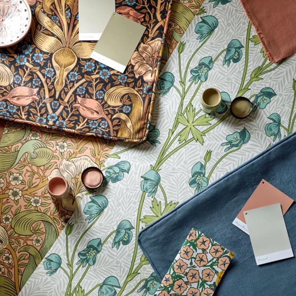 Весеннее обновление интерьера: ткани по рисункам Морриса для дома